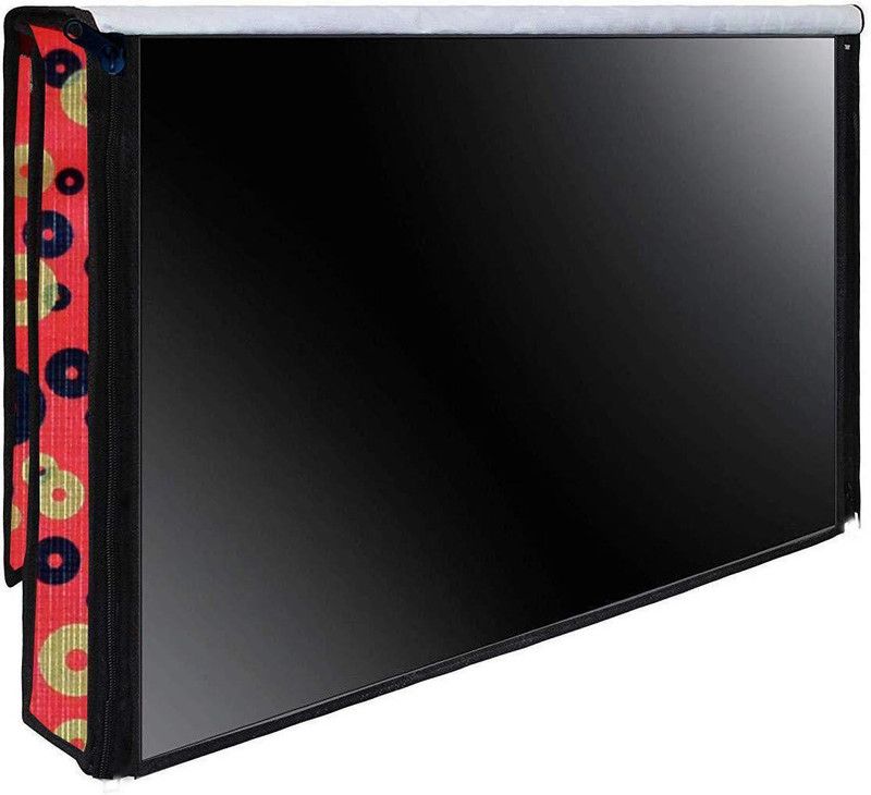 AAVYA UNIQUE FASHION 2 Layer Dustproof & waterproof 32 inch LED TV Monitor Cover for 32 inch LED=LCD=TV Monitor COVER - 32inch/LED/LCD/TV Monitor Cover/Color No 30  (Red)