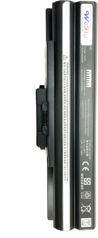WEFLY Laptop Battery Compatible for Sony VAIO VGN-SR25T/S 6 Cell Laptop Battery
