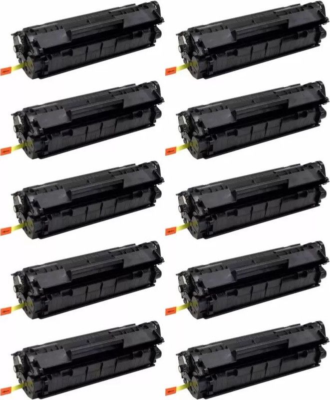 VICPRI 12A / Q2612a Toner Cartridge - Pack of 10pic New Box Pack Black Ink Toner
