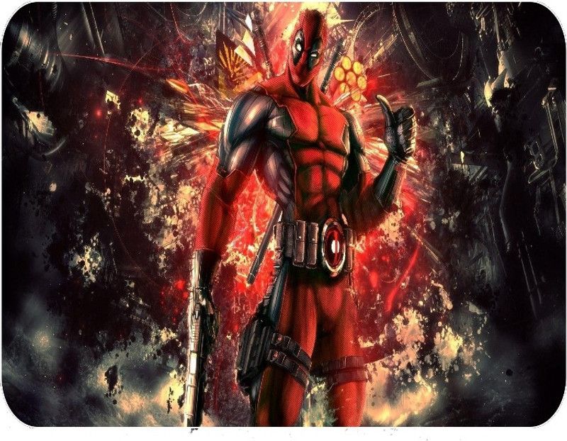 ImmortalDragon Marvel DeadPool Anti Skid Gaming Seriese Mouse Pad Mousepad  (Multicolor)