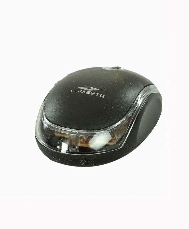 TERABYTE Optical Wired USB Mouse (Black) Wired Optical Mouse  (USB 2.0, Black)