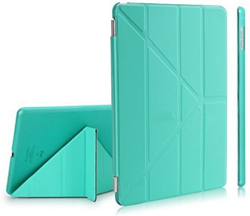 Midkart Flip Cover for Apple iPad 9.7 (2017) Mint Green Smart Case 3 in 1 Sleek Design with Auto Wake / Sleep Sensor  (Green, Shock Proof)