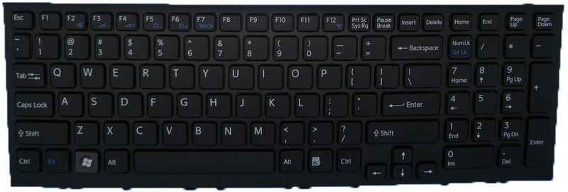 TECHCLONE SONY VAIO VPC-EE Internal Laptop Keyboard  (Black)