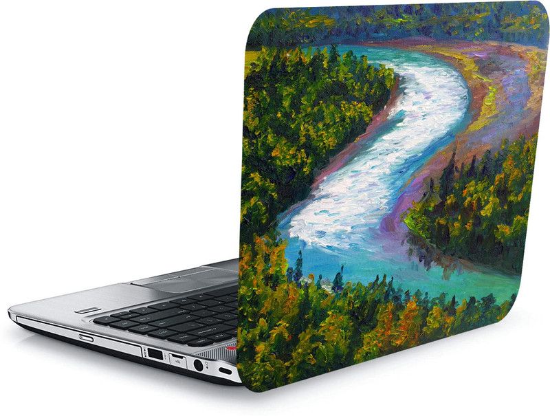 qthinfra QTH DYNAMIC DESIGN LAPTOP STICKER 15.5 Inch QTH-L16-1608 VINYL Laptop Decal 15.5