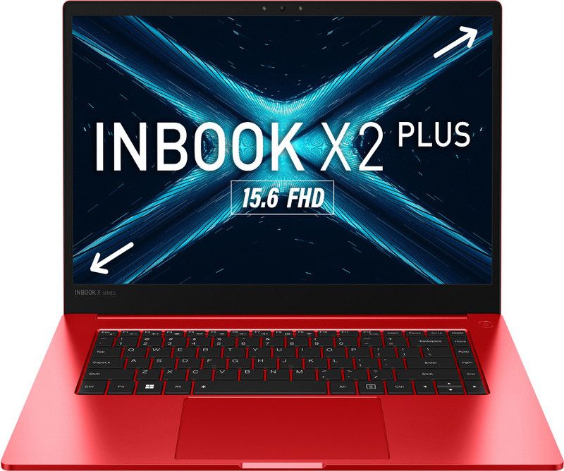 Infinix INBook X2 Plus Core i3 11th Gen - (8 GB/512 GB SSD/Windows 11 Home) XL25 Thin and Light Laptop  (15.6 Inch, Red, 1.58 Kg)