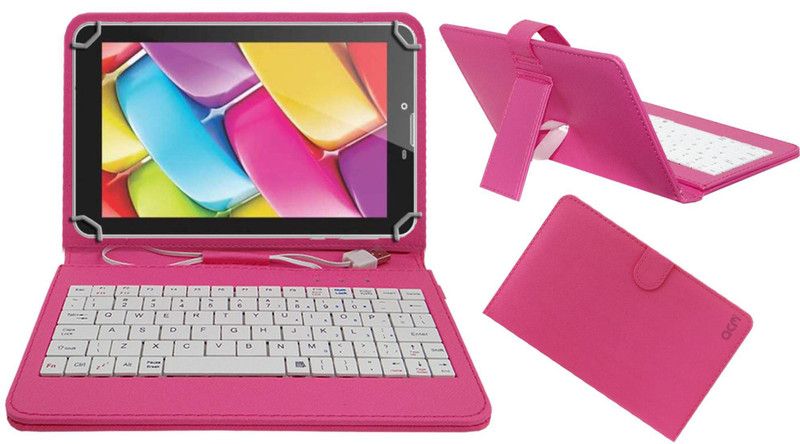 ACM Keyboard Case for Bsnl Penta Ws704dx  (Pink, Cases with Holder)