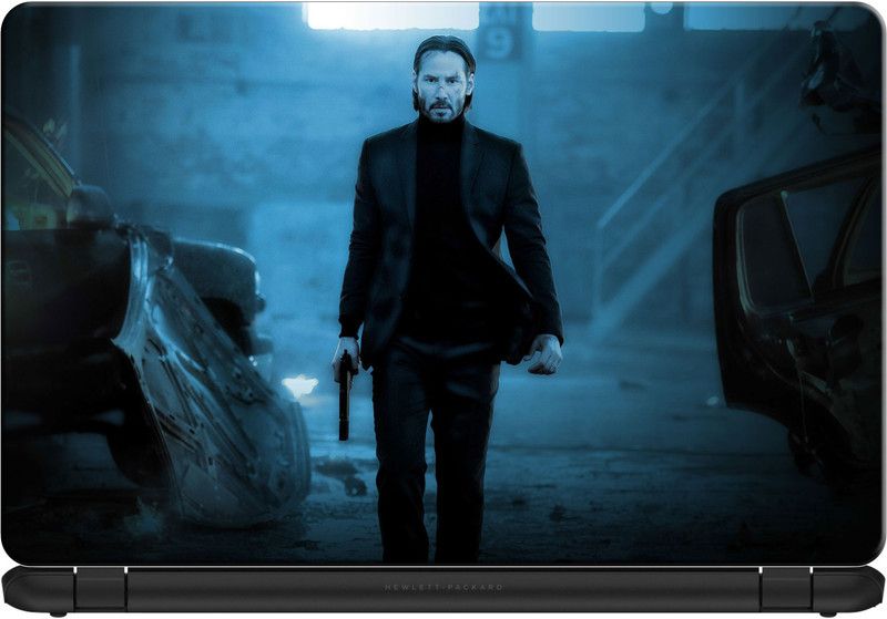 Flipkart SmartBuy John Wick Imported Removable Clear Vinyl Laptop Decal 15.6
