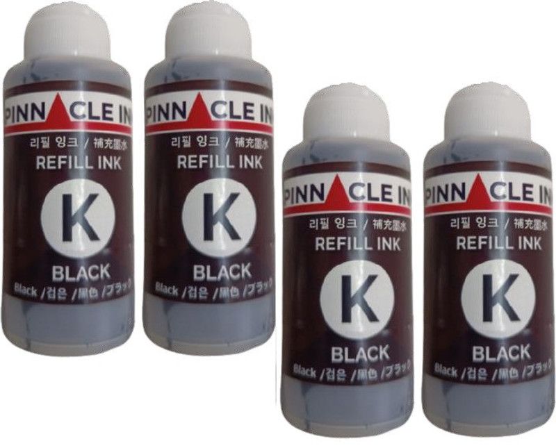 PINNACLE Refill Ink for Epson L100 L110 L120 L200 L210 L300 L350 L355 L550 L555 Black Ink Bottle