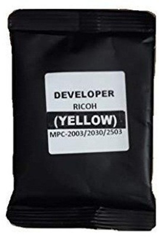 MOREL MOREL DEVELOPER FOR USE IN RICOH AFICIO MP 2010 / 2030 / 2031 / 2050 / 2550 / 2551 / 2003 / 2503 PRINTER AND COPIER COLOR YELLOW Black Ink Toner