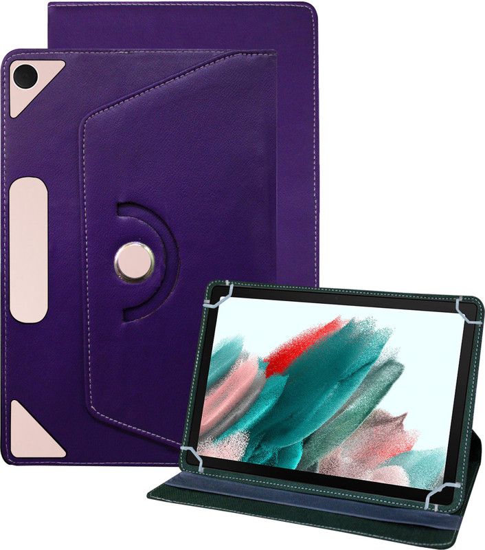 TGK Flip Cover for Samsung Galaxy Tab A8 10.5 Inch  (Purple, Shock Proof, Pack of: 1)