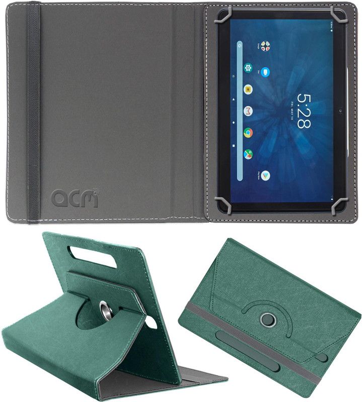 ACM Flip Cover for Onn 10" Tab  (Blue, Cases with Holder, Pack of: 1)