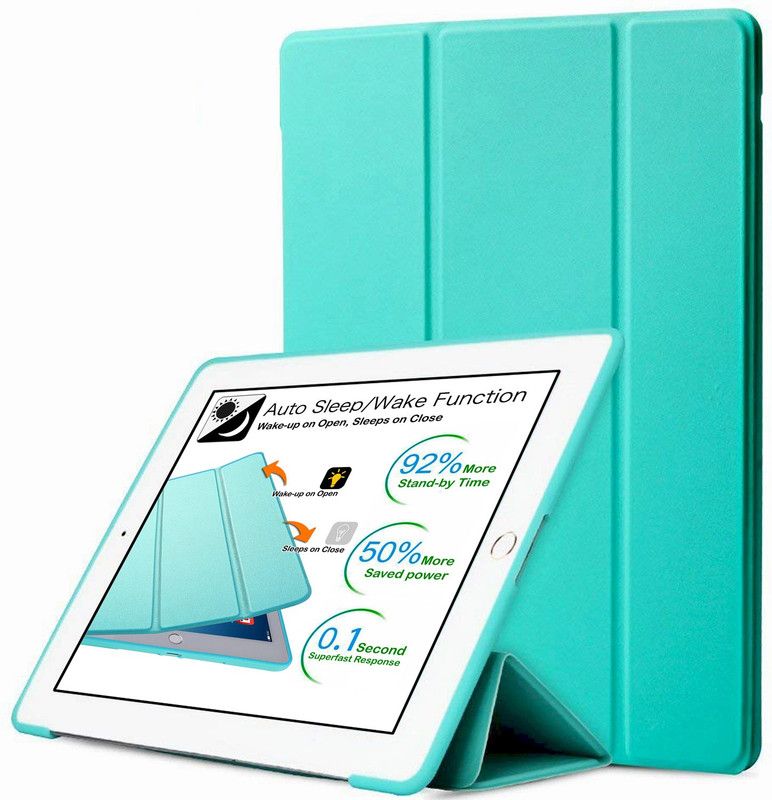 DuraSafe Cases Front & Back Case for iPad 10.5 Inch Air 3rd Gen [ PRO 10.5 Air 3 ] 2017 /2019 Auto Sleep/Wake with Honeycomb TPU Case  (Green, Shock Proof, Pack of: 1)