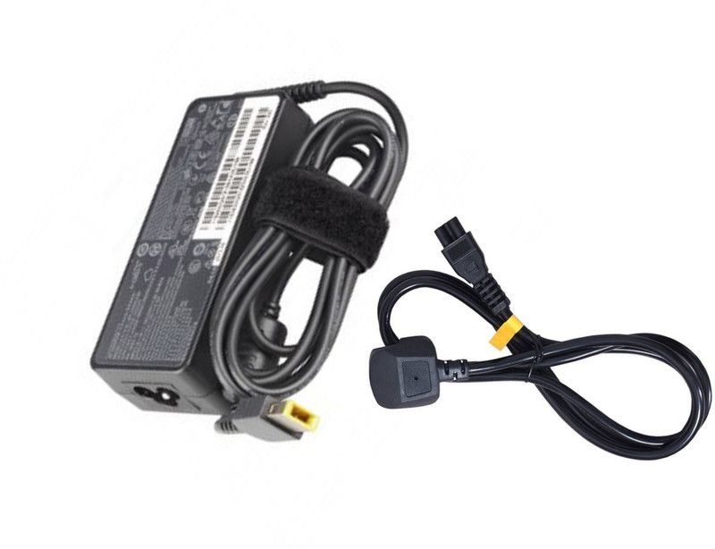 VGTECH Laptop adapter Compatible with Edge E431 6277-1B7/T440 20B6006BUS/X1 Carbon 20FC 65 W Adapter  (Power Cord Included)
