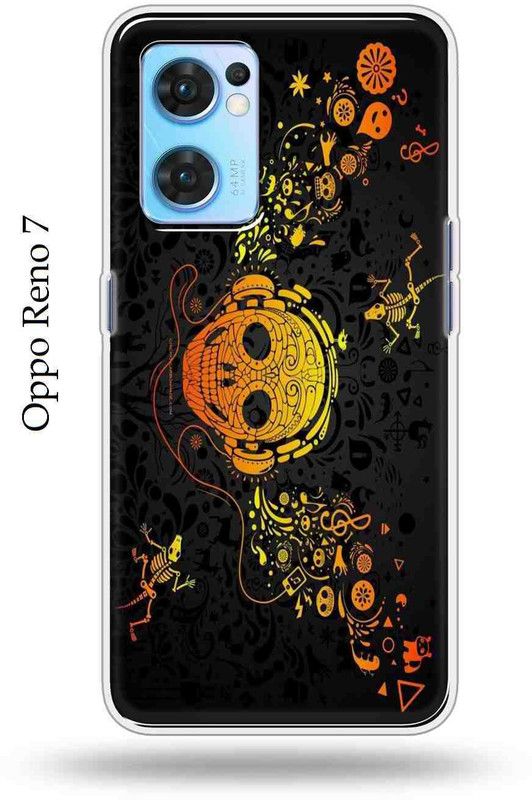 Mystry Box Back Cover for Oppo Reno 7  (Multicolor, Silicon, Pack of: 1)