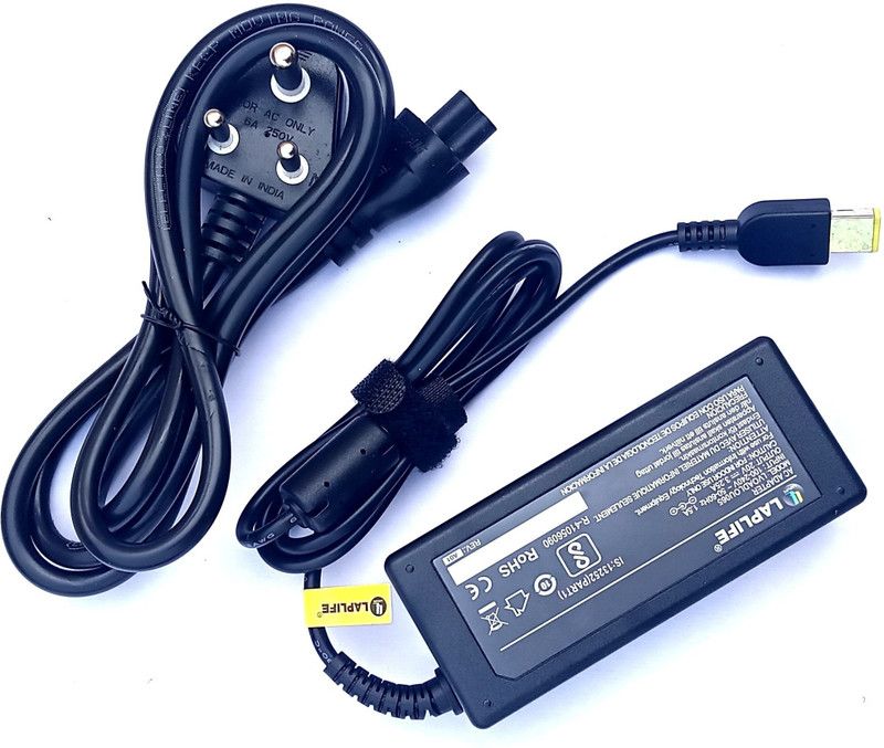 Laplife 20V 3.25A 65W USB PIN Leno Thinkpad X301S S230U S431 With 1.5 Meter power Cable. 65 W Adapter  (Power Cord Included)