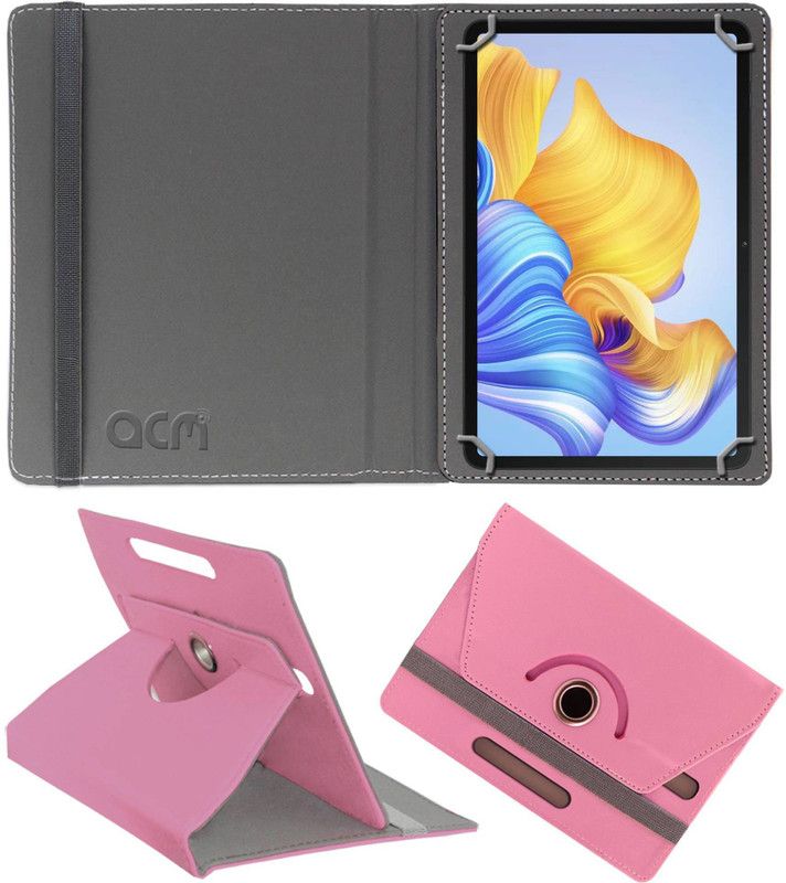ACM Flip Cover for Honor Pad 8  (Pink, Cases with Holder, Pack of: 1)