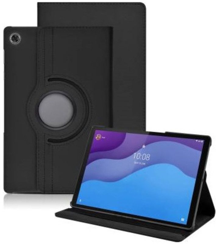 S-Softline Flip Cover for Lenovo Tab M10 HD 2nd Gen TB-X306F (2020), Anti-slip interior material  (Black, Pack of: 1)