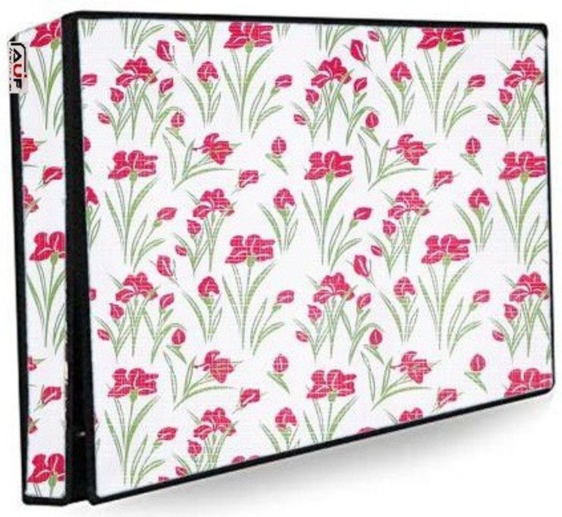 AAVYA UNIQUE FASHION for 24 inch LED::LCD::LED Monitor - AUFLED_24inchRedFlower_01  (Multicolor)