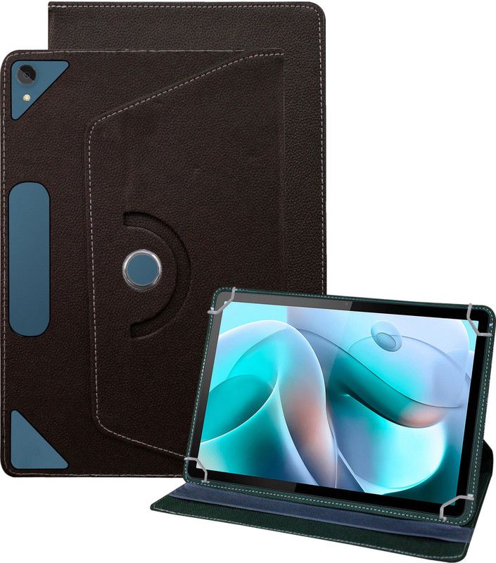 TGK Flip Cover for Motorola Tab G70 | Moto G70 LTE 11 Inch Tablet  (Brown, Shock Proof, Pack of: 1)