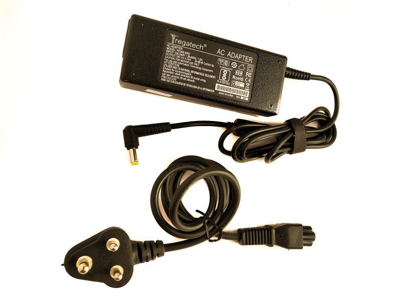 Regatech Aus N75SN, N75SV, N76, N76V 19V 4.74A 90 W Adapter  (Power Cord Included)