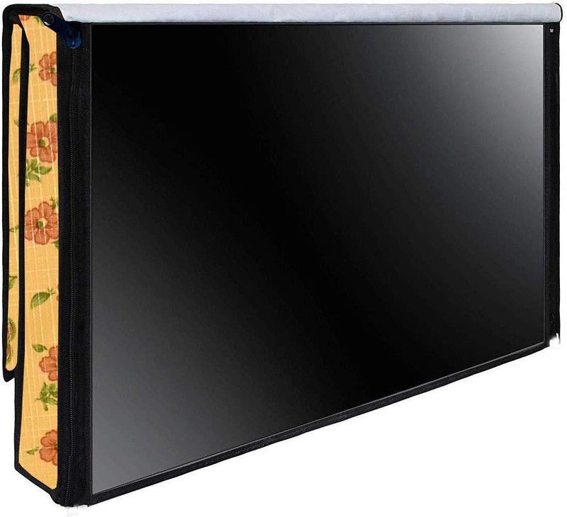 AAVYA UNIQUE FASHION 2 Layer Dustproof & waterproof 32 inch LED TV Monitor Cover for 32 inch LED=LCD=TV Monitor COVER - 32inch/LED/LCD/TV Monitor Cover/Color No 35  (Yellow,Green)