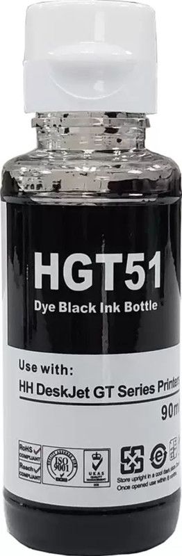 VICPRI Ink Refill Black GT51 GT52 Ink Tank 310,315,319,410,415,419 Black Ink Bottle