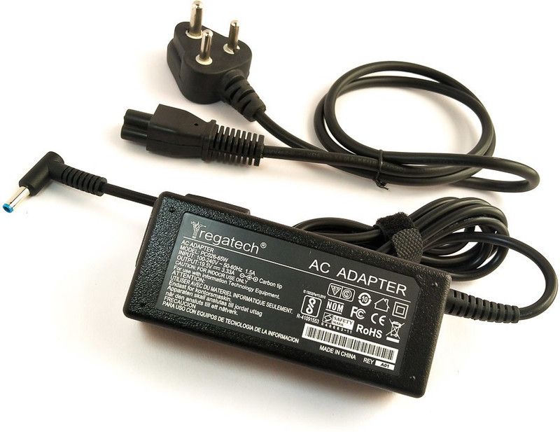 Regatech 15-D020TU, 15-D021CA, 15-D021SX 65W Charger 65 W Adapter  (Power Cord Included)