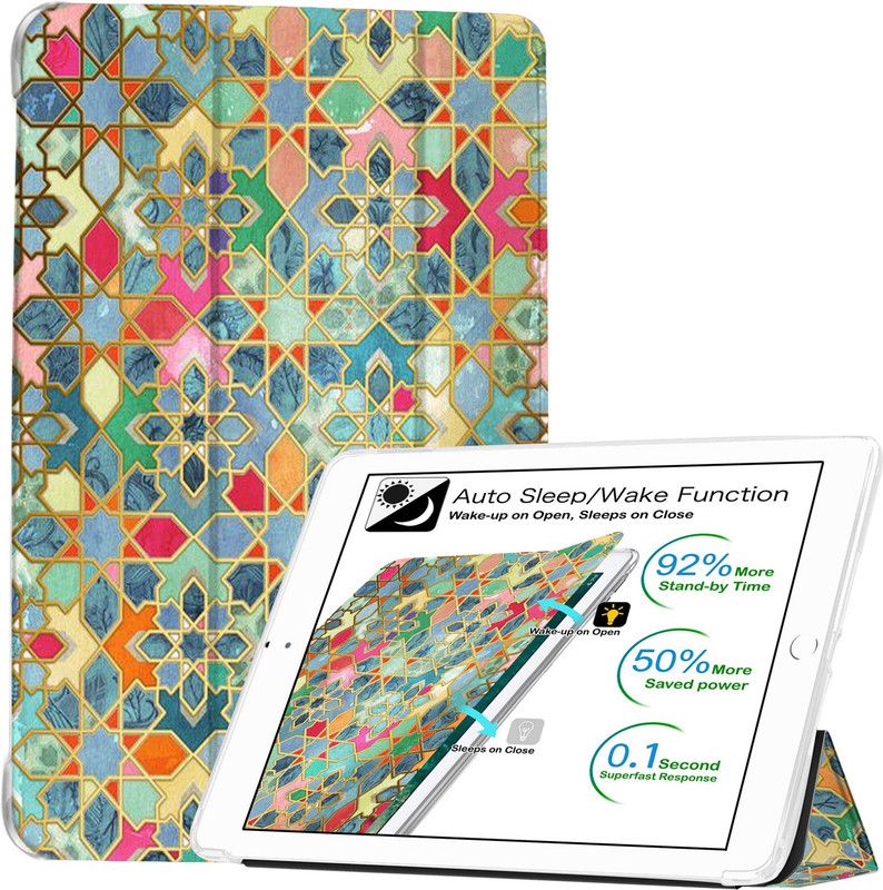 DuraSafe Cases Flip Cover for iPad Mini 5th Gen 2019 7.9 Inch [ Mini 5 ] Shock Proof Magnetic Dual Angle Stand Printed Cover  (Multicolor, Dual Protection, Silicon, Pack of: 1)