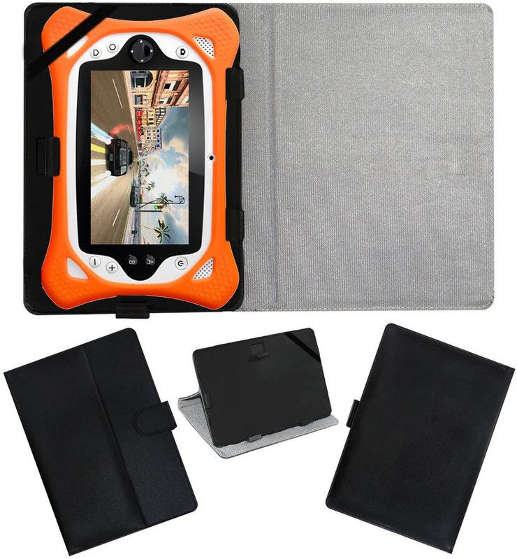 ACM Flip Cover for Binatone Appstar Gx Tablet  (Black, Cases with Holder)