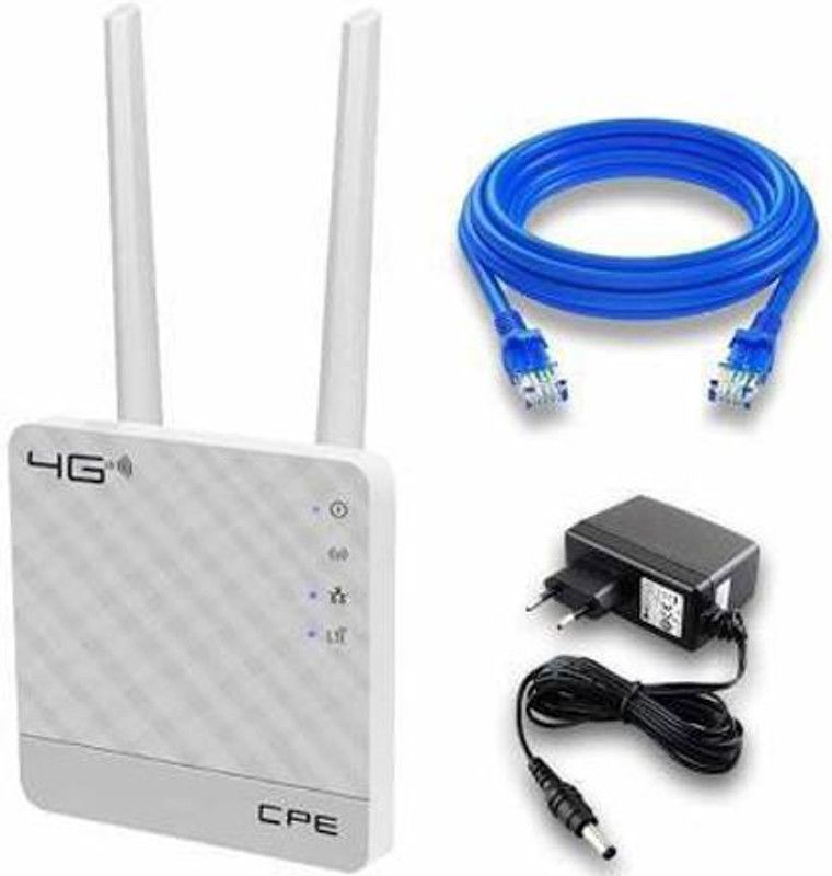 CPE PG 300 Mbps 4G Router  (White, Black, Bule, Single Band)