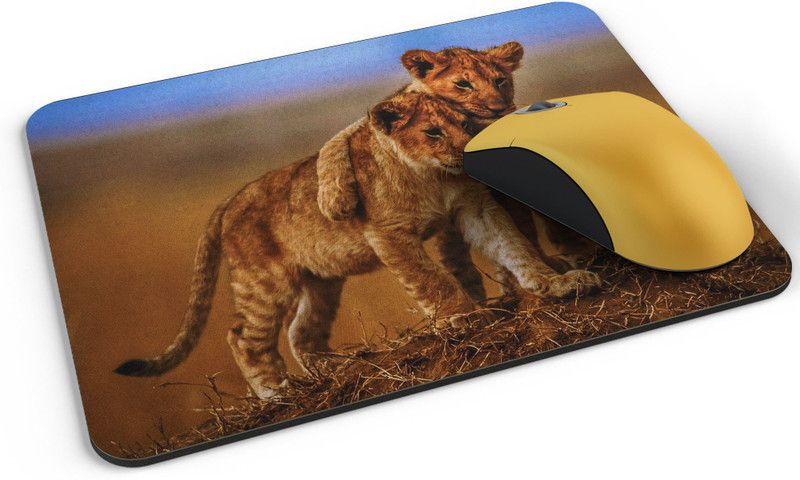 UTU Lion Cubs Mousepad  (Black)