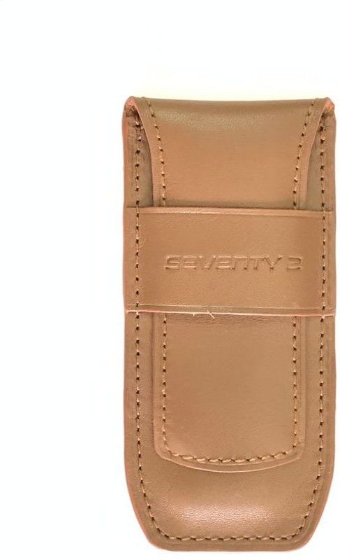Seventy 2 Flip Cover for AliveCor KardiaMobile 6l  (Brown, Black, Grip Case)