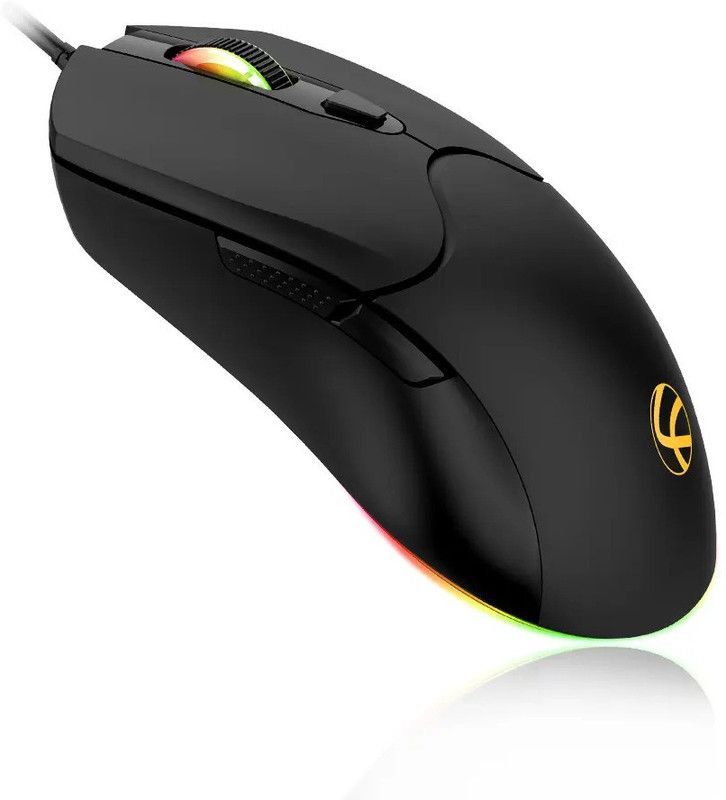 clgd Lacare L 80 Gaming Mouse Wired Optical Gaming Mouse  (USB 2.0, Black)