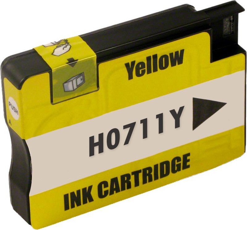 Dubaria 711 Yellow Ink Cartridge Repalcement For HP 711 Yellow Ink Cartridge For Use In DesignJet T120 24" ePrinter, DesignJet T520 24", ePrinter DesignJet T520 36" ePrinter Yellow Ink Cartridge