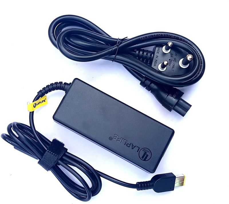 Laplife 20V 3.25A 65W USB PIN Leno Part N. 45N0359 With 1.5 Meter power Cable. 65 W Adapter  (Power Cord Included)
