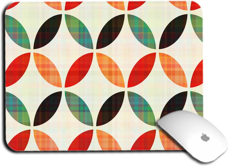 whats your kick Geometrical | Pattern | Floral | Stylish |Creative | Printed Mouse Pad/Designer Waterproof Coating Gaming Mouse Pad For Computer/Laptop (Multi7) Mousepad  (Multicolor)