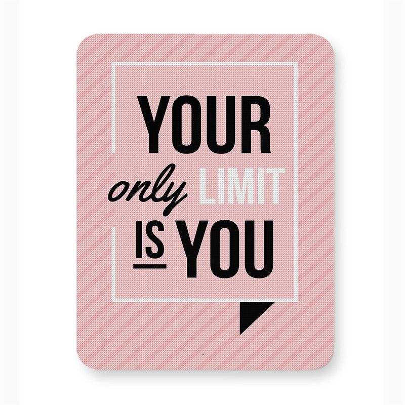 ICARUSBOX Icarus Box Your only Limit Is you Mouse Pad Mat Anti-Slip Rubber Base Mousepad  (Multicolor)