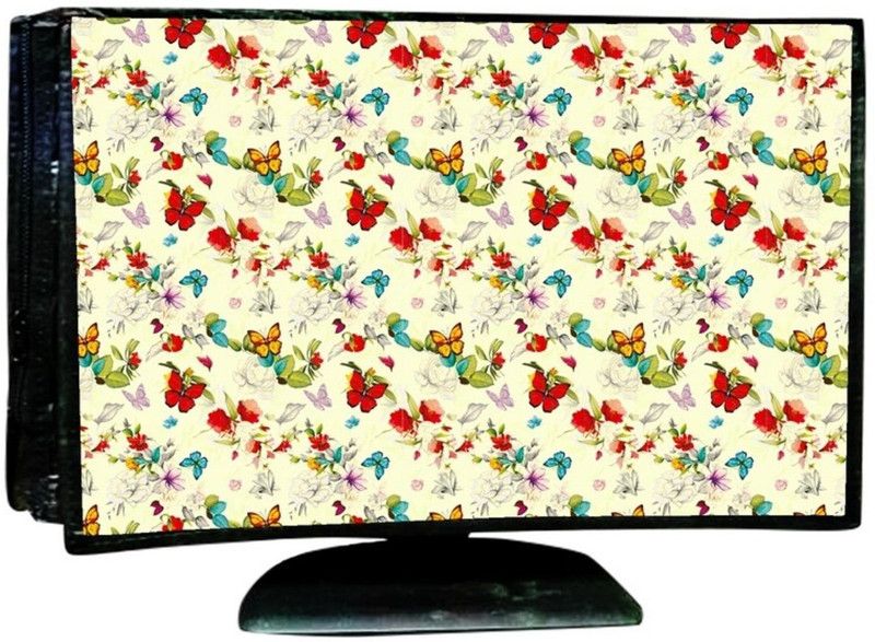 Immix Collections PC Computer Cover Full Set for 21 inch Computer Monitor, Keybord (8*18 Inch) and CPU (7.5*18*16 Inch) - CC-021-CREM-FL-Spy  (Multicolor)
