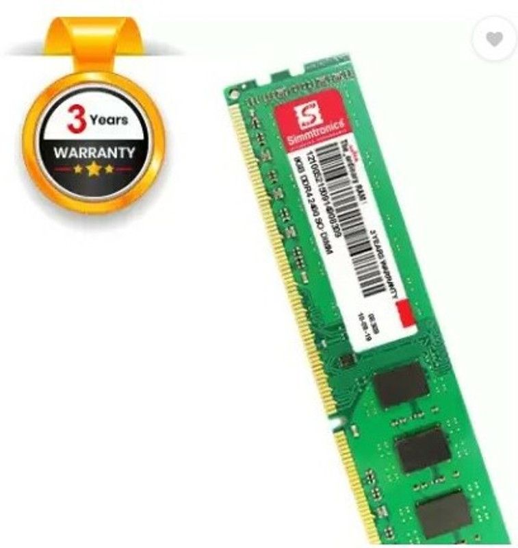 simtronics U-DIMM 2400MHZ DDR4 8 GB (Single Channel) PC, Server (Desktop RAM)