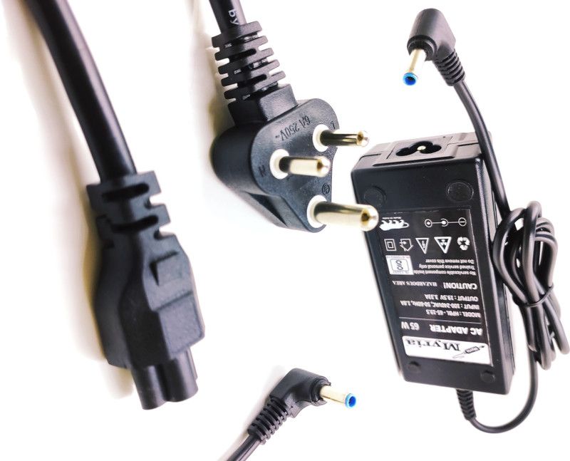Myria Pavilion 15-AB239NE, 15-AB239NF, 15-AB239NL, 15-AB239TX Blue Tip 65 W Adapter  (Power Cord Included)