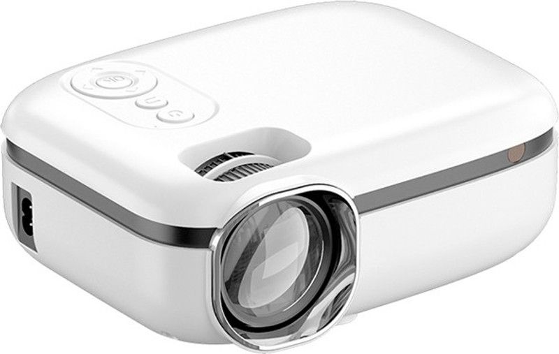 heavenox New Advance Wifi Projector 150'' Screen Portable Very Compact (3500 lm / 1 Speaker / Wireless / Remote Controller) Portable Projector  (White)