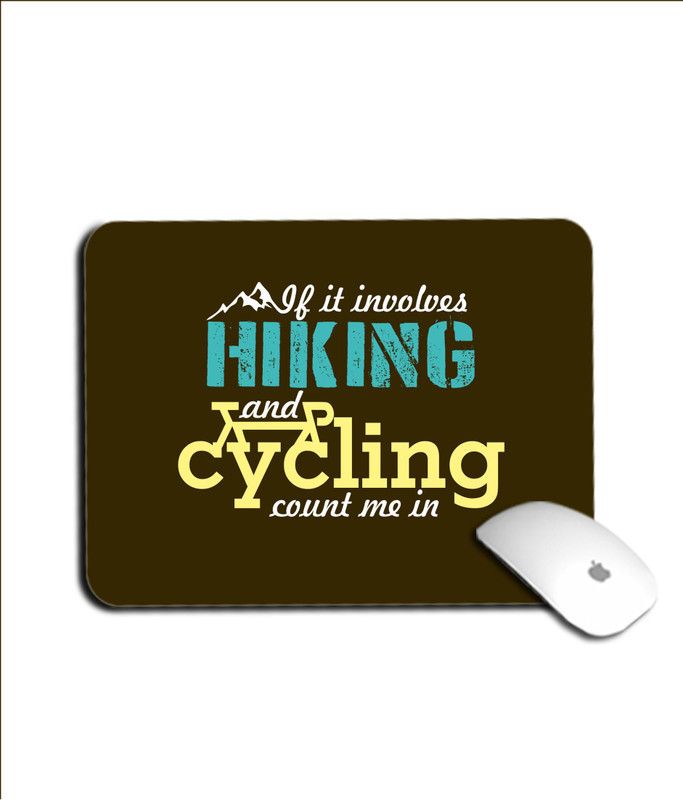 whats your kick Cycling | Biking | Sports | Fitness | Printed Mouse Pad/Designer Waterproof Coating Gaming Mouse Pad For Computer/Laptop (Multi32) Mousepad  (Multicolor)