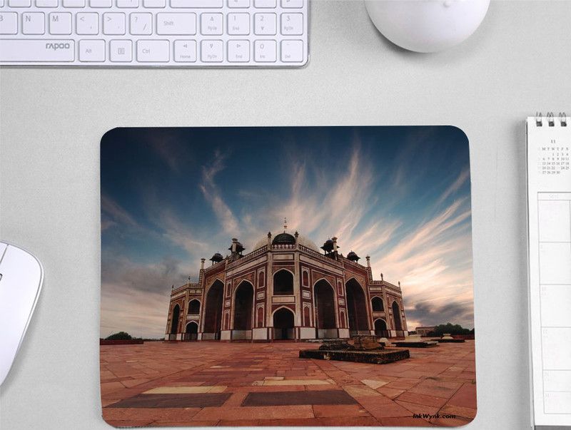 InkWynk Humayun Tomb Mousepad  (Multicolor)