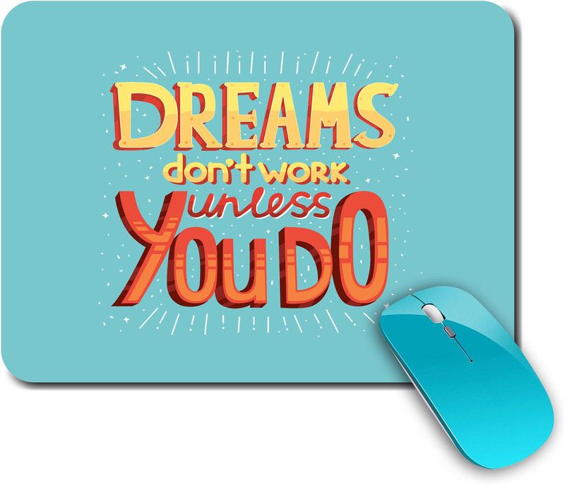 whats your kick Motivational | Quotes | Fitness | Gym | Stylish | Printed Mouse Pad/Designer Waterproof Coating Gaming Mouse Pad For Computer/Laptop (Multi34) Mousepad  (Multicolor)