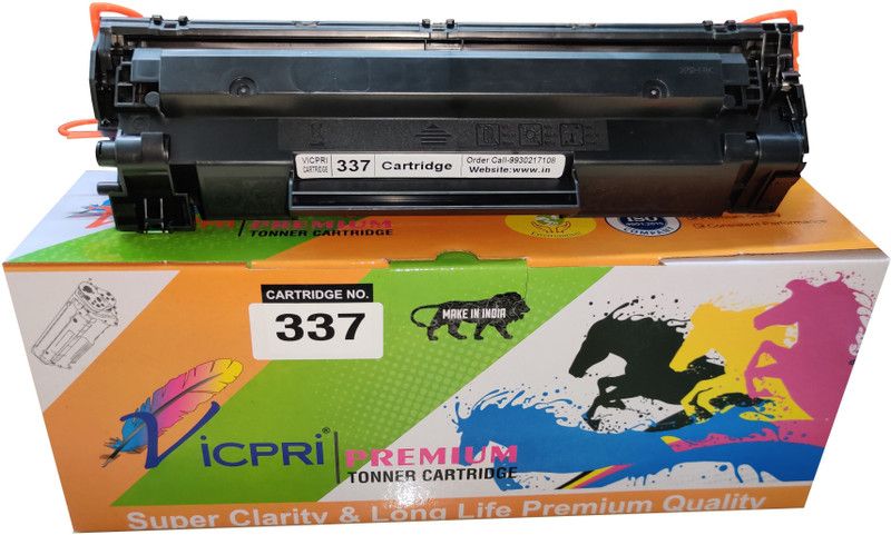 VICPRI 337 Toner Cartridge Compatible with CN iC MF211/MF212w/MF215/MF216n/MF217w/MF221d/MF222/MF223/MF224/MF226dn/MF229dw Black Ink Toner