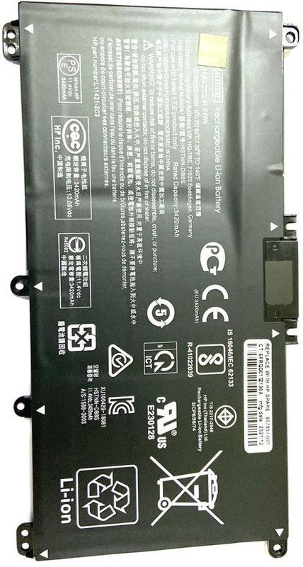 WISTAR HT03XL HT03041XL Battery For Pavilion 14-cf0005la 14-cf0010ds 3 Cell Laptop Battery