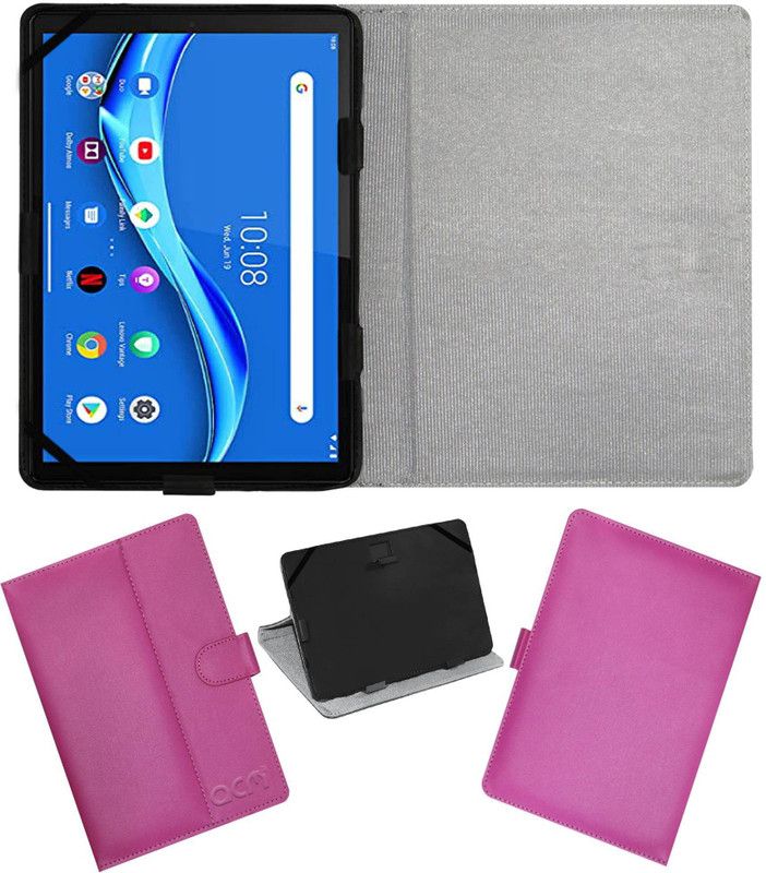 ACM Flip Cover for Lenovo Tab M10 Fhd Plus (2nd Gen)  (Pink, Cases with Holder, Pack of: 1)