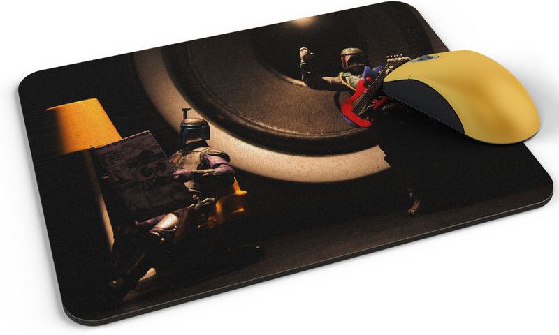 Shloka Power_of_rock Mousepad  (Multicolor)