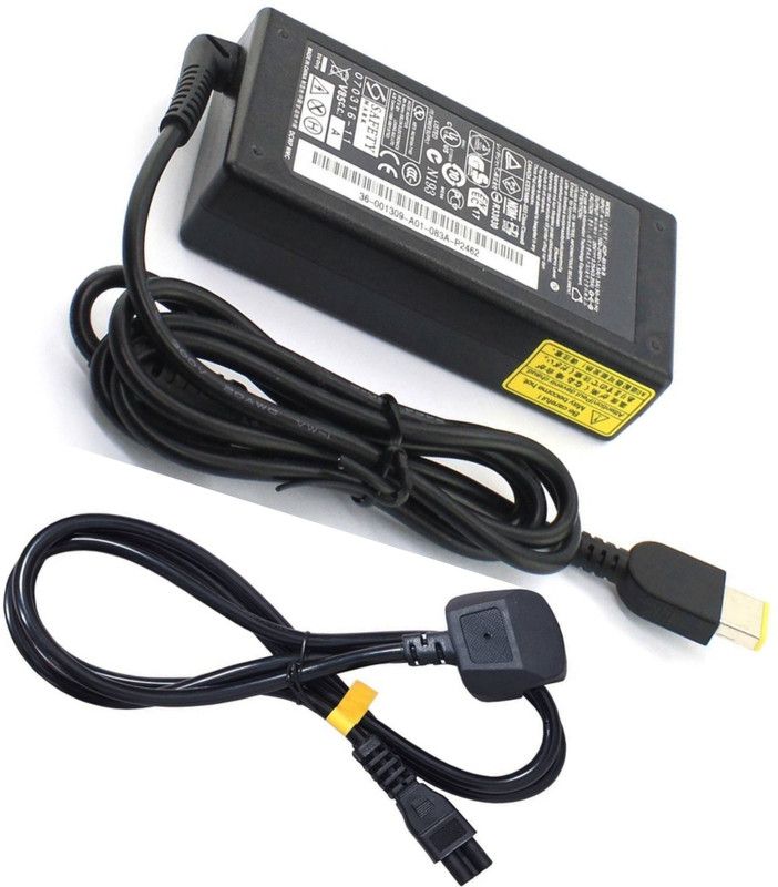 VGTECH Laptop adapter Compatible with Edge E431 6277-DFU/T440 20B70007/X1 Carbon 3444-GYU 65 W Adapter  (Power Cord Included)