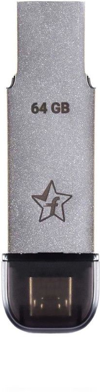 Flipkart SmartBuy Bolt Series Dual Drive 3.0 64 GB OTG Drive  (Silver, Type A to Micro USB)